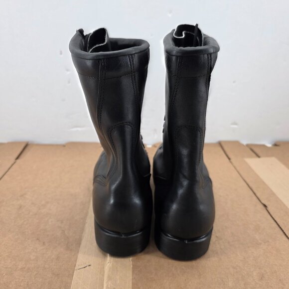 Vintage 1989 PJ RO Search US Air Force Issued Black Leather Combat Boots 10.5 W - Picture 3 of 13